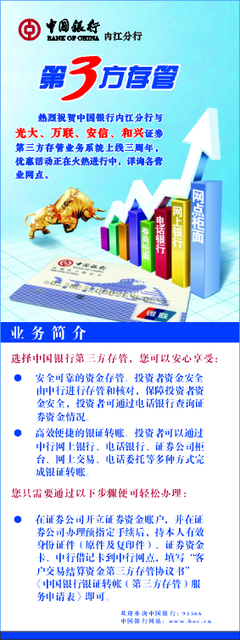 中行第三方存管矢量图__展板模板_广告设计_矢量图库